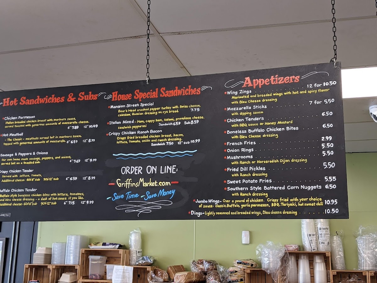 Menu Griffin's Market-3
